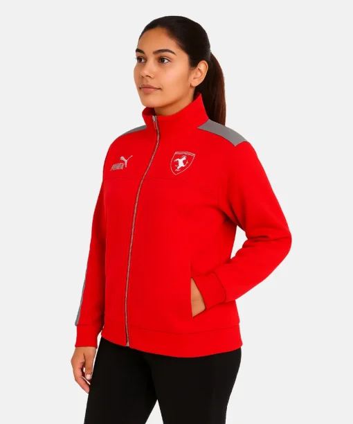 Scuderia Ferrari F1 Team Coach Soft-Shell Red Jacket