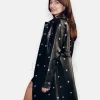 Selena Gomez Season 5 Only Murders in the Building studded leather coat