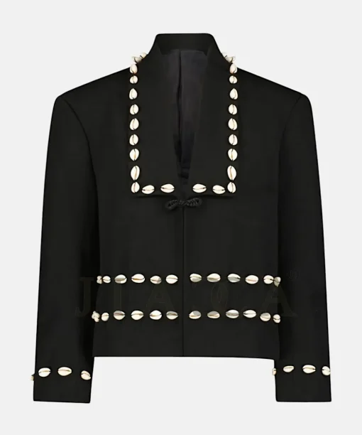 Shop King Promise TGMA cowries style event jacket