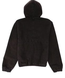 Stussy canvas insulated work jacket black