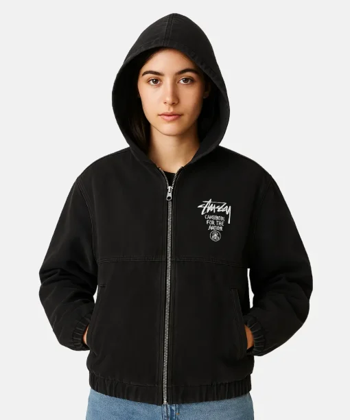 Stussy Work hooded Jacket Women