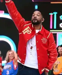 Summertime-Ball-2025-Will-Smith-Red-Varsity-Jacket