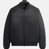 Superman x Kith Satin Black Bomber Jacket