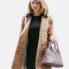 Taylor Swift Brown Plaid Coat