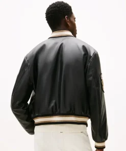 Tommy Hilfiger APXGP Collection Racing Varsity Jacket Black