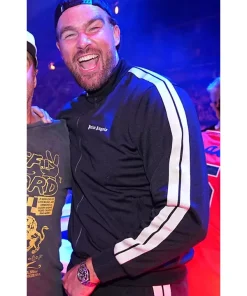 Travis kelce 2025 big slick weekend black track jacket