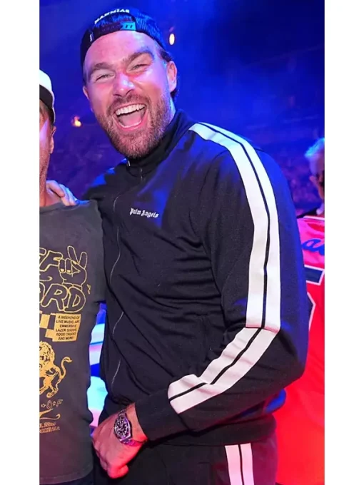 Travis kelce 2025 big slick weekend black track jacket