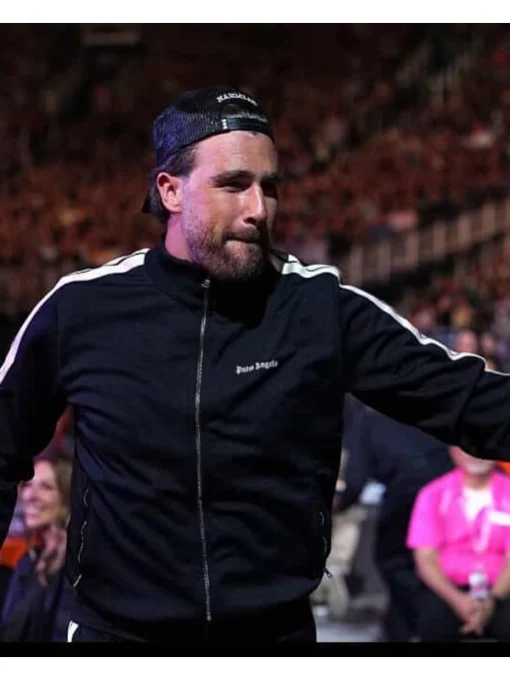 Travis kelce 2025 big slick weekend track jacket black