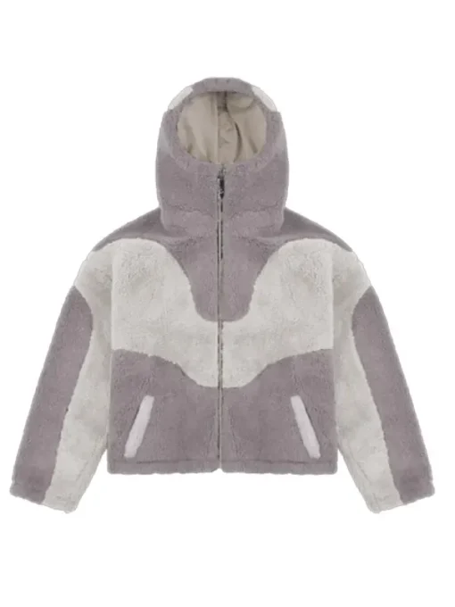 Trendt vision fleece shearling jacket