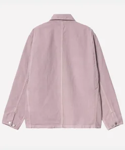 Unisex Carhartt WIP Walter Chore Oversized Cotton Coat Pink