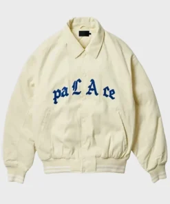 Unisex Palace Love Varsity Jacket white