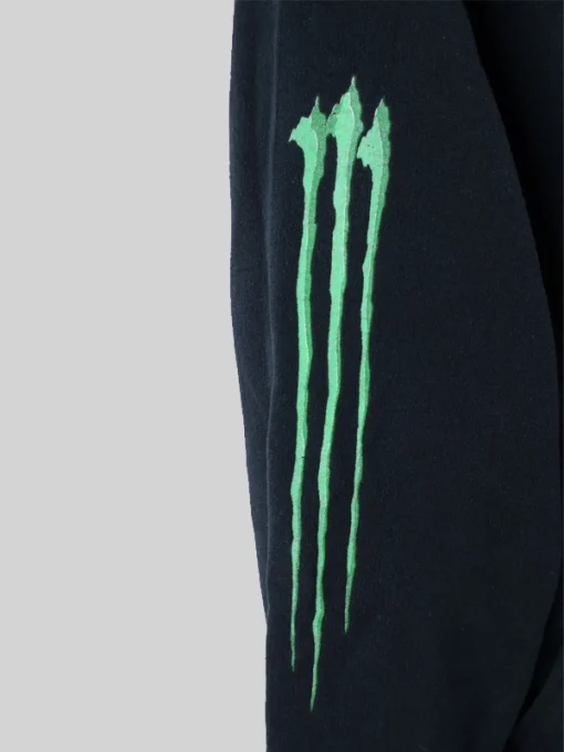 Vintage monster energy drink big logo hoodie