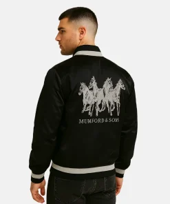 Vintage Mumford & Sons Horses Jacket black