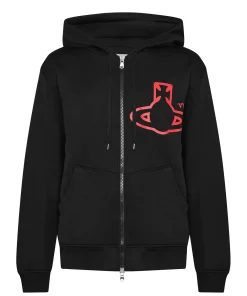 Material: Fleece Collar: Hooded Collar Closure: Zipper Closure Cuffs: Rib Knitted Cuffs Color: Black