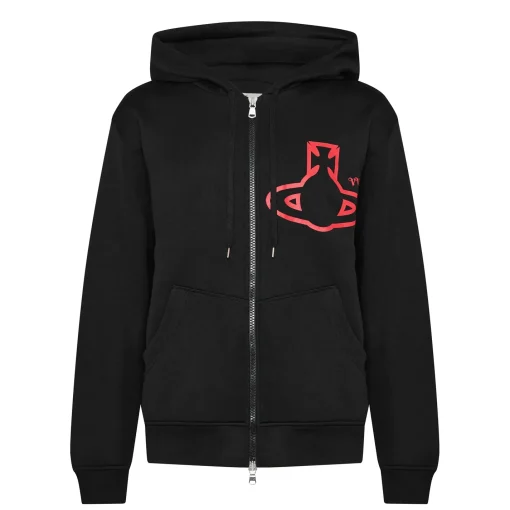 Material: Fleece Collar: Hooded Collar Closure: Zipper Closure Cuffs: Rib Knitted Cuffs Color: Black