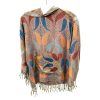 pashmina hoodie women brown
