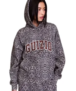 Guizio cheetah hoodie