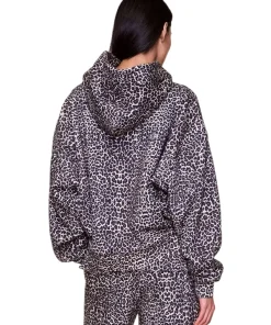 Guizio leopard hoodie