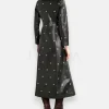 shop women studded leather coat inspired by salena gomez