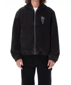 stussy-BLACK-Canvas-Work-Jacket