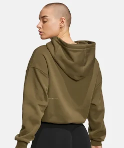 Adidas Adi365 H.Koumori Run with The Mind Fleece Hoodie in Khaki