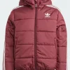 Adidas adicolor jacket burgundy