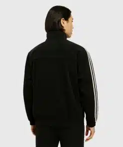 Adidas Unisex Chinese New Year Suede Leather Bomber Jacket - Black