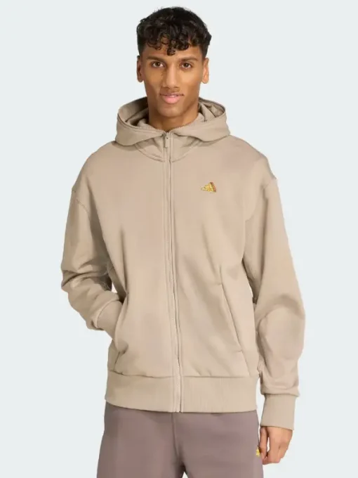 Adidas x fortnite beige zip up hoodie