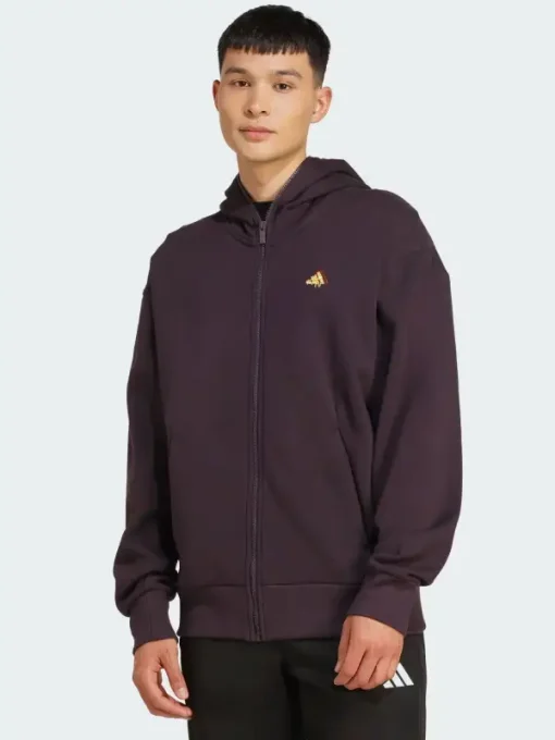 Adidas x fortnite purple zip up hoodie