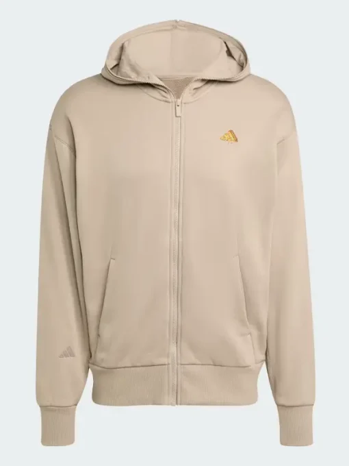 Adidas x fortnite zip hoodie beige