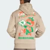 Adidas x fortnite zip up hoodie beige