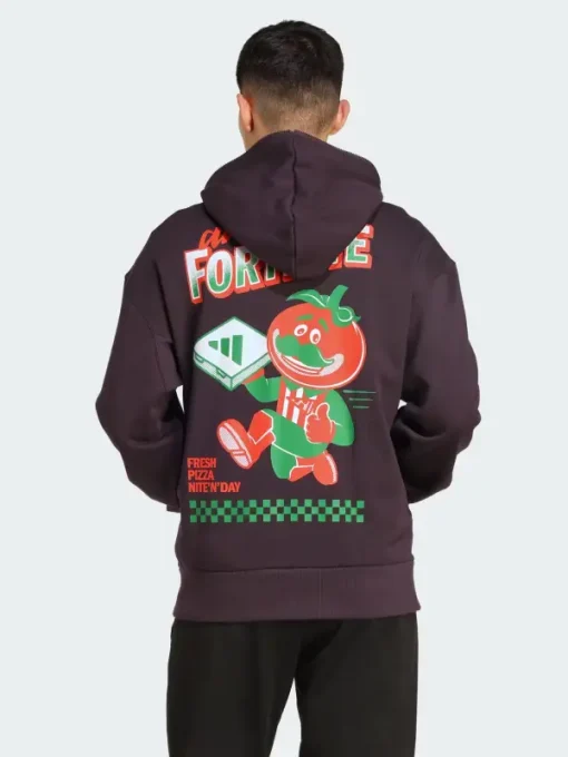 Adidas x fortnite zip up hoodie purple