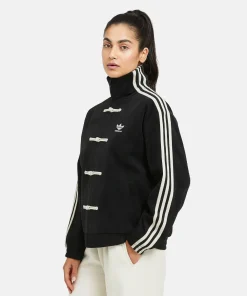 Chinese New Year Adidas Black Suede Jacket