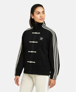 Chinese New Year Adidas Suede Leather Bomber Black Jacket