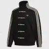 Chinese New Year Adidas Suede Leather Bomber Jacket - Black