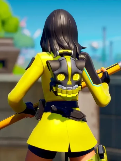 Fortnite jacket yellow