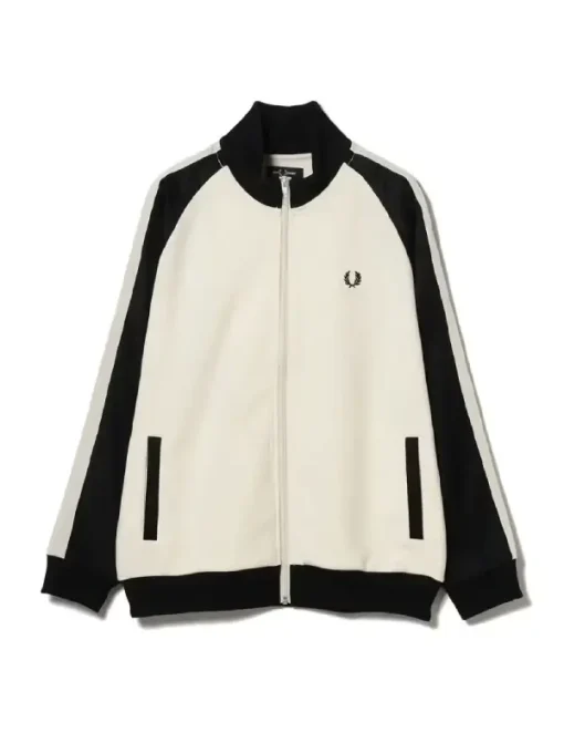 Fred perry x beams track jacket white