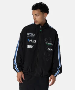 Hidden NY Hydra Zip-up Black Track Jacket