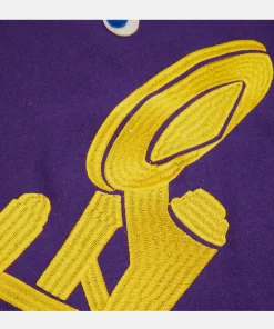 Kid cudi LightYearLeatherVarsityJacketBack