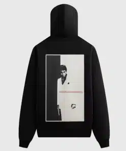 Kith x Scarface Tony Nelson Black Fleece Pullover Hoodie For Men and Women