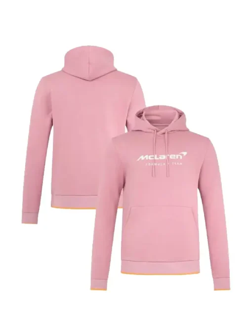 Mclaren essential logo hoodie pink