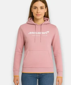 McLaren Essential Logo Pink Hoodie