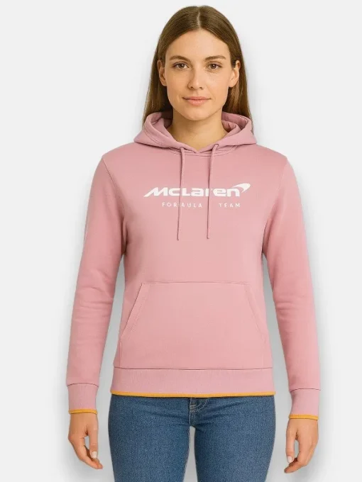 McLaren Essential Logo Pink Hoodie