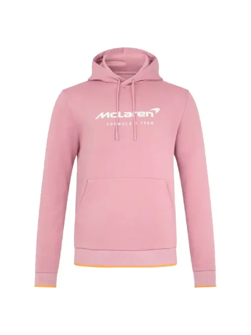 Mclaren essential pink logo hoodie