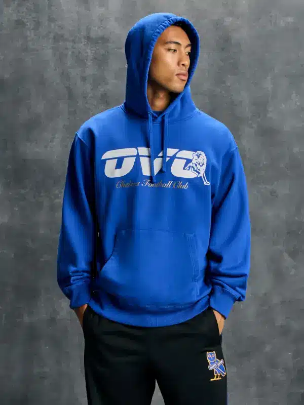 Ovo x chelsea fc blue hoodie