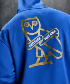 Ovo x chelsea hoodie blue