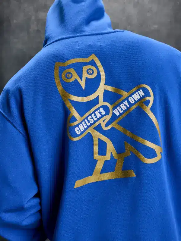 Ovo x chelsea hoodie blue