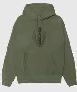 Stussy-Wes-Wings-Hoodie-Green