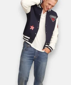 Superman x Lucky Brand Varsity Jacket Cleveland