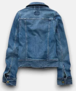 Sydney Sweeney Cinched Waist Denim Controversial Jacket